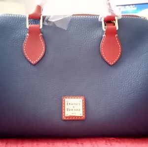 Dooney & Bourke Navy Blue Satchel